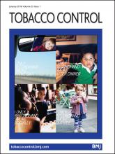 Tobacco Control: 25 (1)